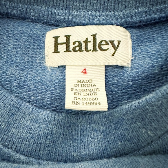 Hatley | Heart Cloud Crossover Sweatshirt (4) 🩷💛💙 - Picture 4 of 5